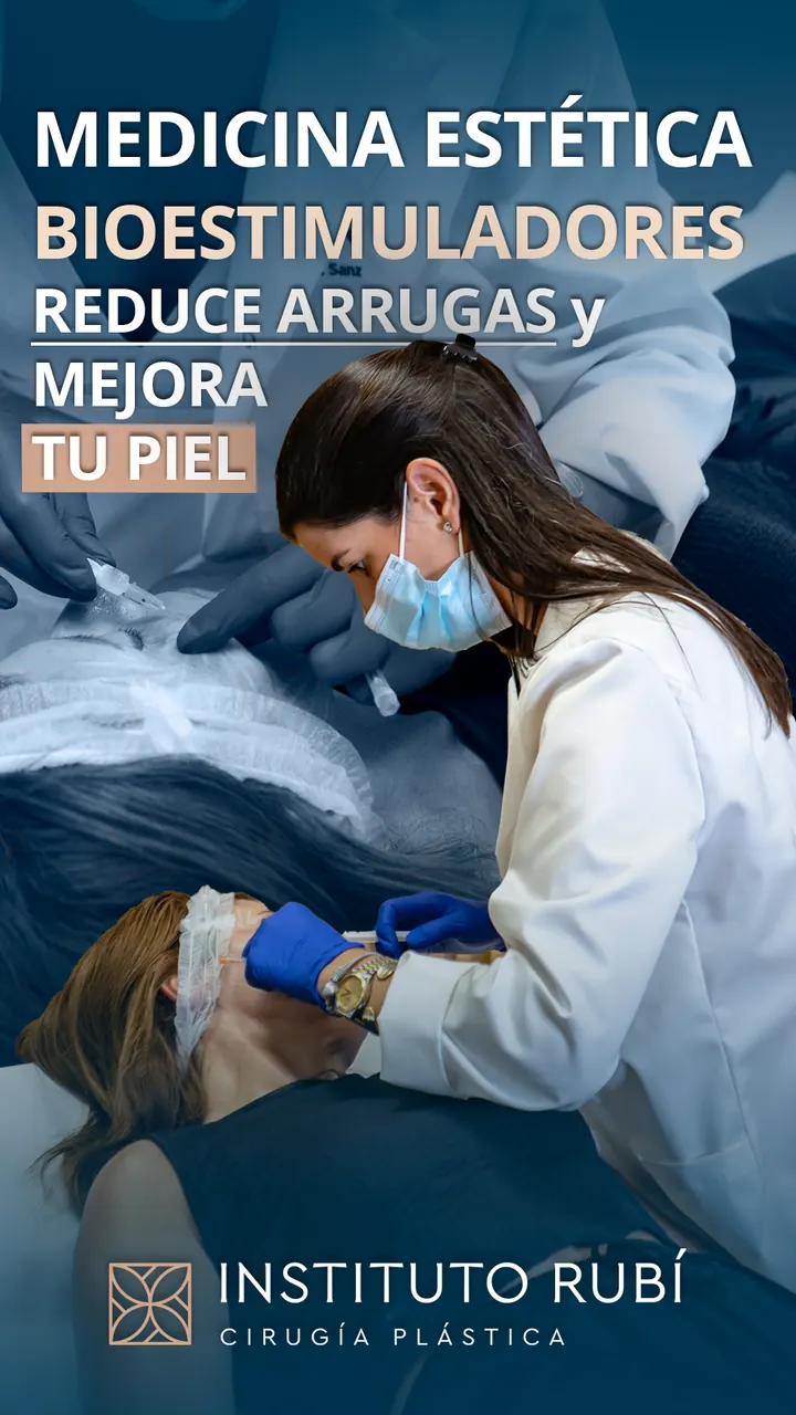 Tratamiento de bioestimuladores faciales en Instituto Rubí