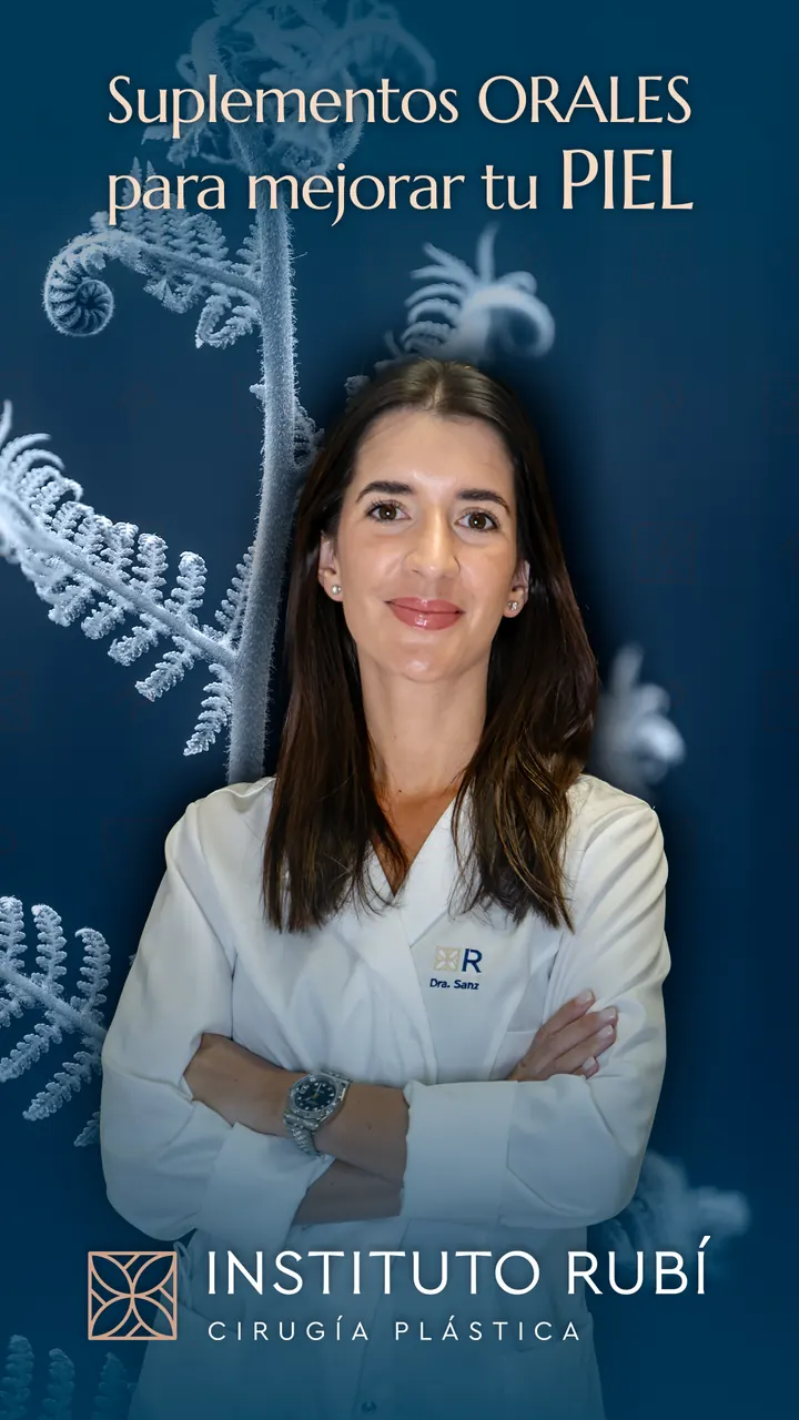 Suplementos orales para mejorar la piel con la Dra. Sanz en Instituto Rubí
